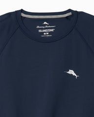 Big & Tall Chill Time Bay IslandZone Long-Sleeve Rash Guard - Maritime