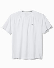 Big & Tall Chill Time Bay IslandZone Short-Sleeve Rash Guard - Bright White