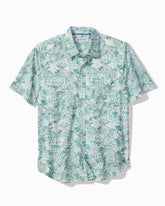 Big & Tall San Lucio Tides Villa Vista Stretch Knit Shirt - Dark Blue Lagoon