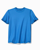 Big & Tall Wave Break Reversible Crew IslandZone T-Shirt - Bering Blue