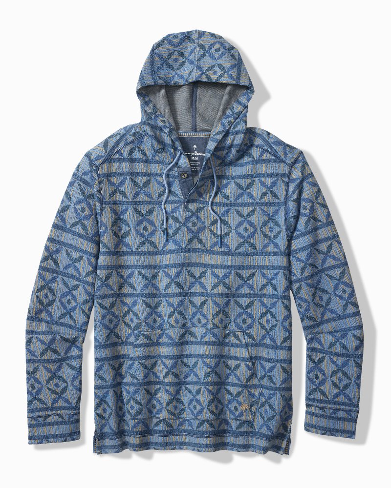Big & Tall Diamante Dunes Baja Hoodie - Infinity Sky