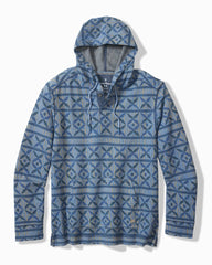Big & Tall Diamante Dunes Baja Hoodie - Infinity Sky