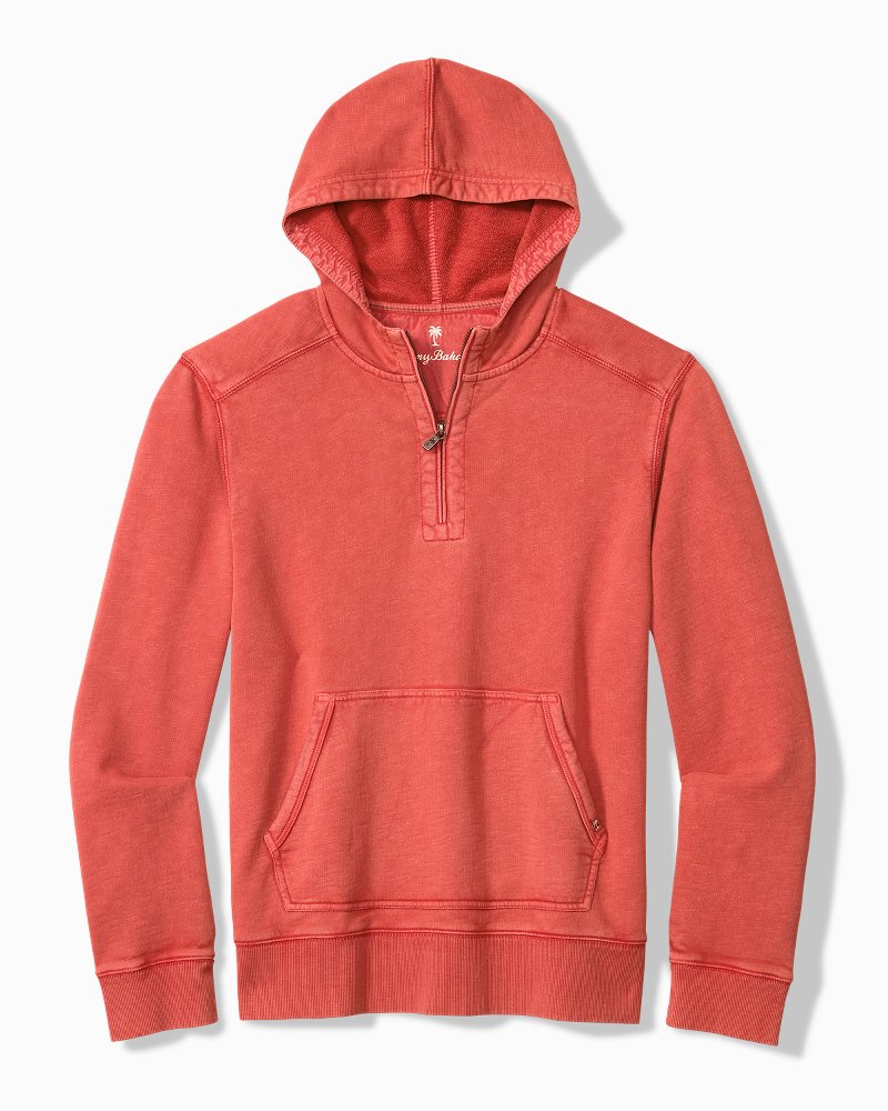 Big & Tall Cirrus Breeze Half-Zip Hoodie - Cheri