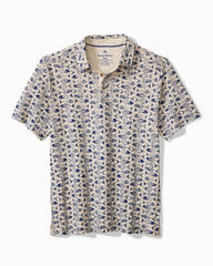 Big & Tall Sardinia Soiree Stretch-Linen Polo - Natural