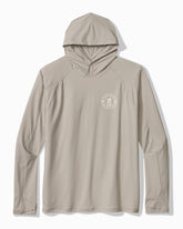 Big & Tall Chill Time Drifter IslandZone Rash Guard Hoodie - Paloma