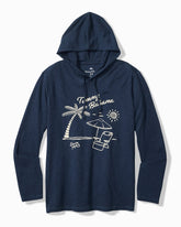 Big & Tall Shady Haven Lux Hoodie - Island Navy