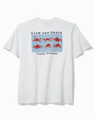 Big & Tall Claw & Order Graphic T-Shirt - White