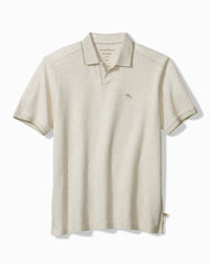 Big & Tall Emfielder Johnny Collar IslandZone Polo - Arctic Wind Heather