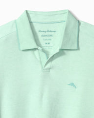 Big & Tall Emfielder Johnny Collar IslandZone Polo - Pale Opal Heather