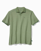 Big & Tall Emfielder Johnny Collar IslandZone Polo - Baby Fern Heather