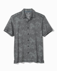 Big & Tall Costa Wave Twilight Canopy IslandZone Camp Shirt - Night Cap