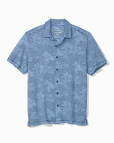 Big & Tall Costa Wave Twilight Canopy IslandZone Camp Shirt - Dark Azzurro