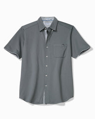 Big & Tall San Lucio Villa Evora Five O'Clock Stretch Knit Shirt - Turbulence