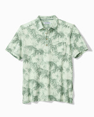 Big & Tall San Lucio Tides Bamboo Stretch Knit Polo - Oxidize Metal