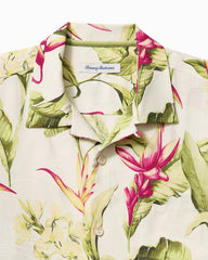 Big & Tall Garden of Hope and Courage IslandZone Camp Shirt - Continental