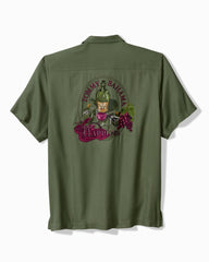 Big & Tall Sip Happens Silk Camp Shirt - Celadon