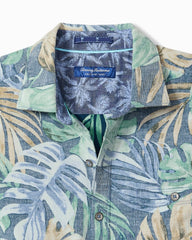 Big & Tall Coastline Cord Jungle Fade Shirt - Sterling Blue