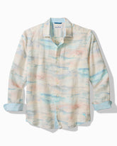 Big & Tall Desert Sky Linen Long-Sleeve Shirt - Bellini