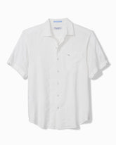 Big & Tall Nova Wave Cotton-Blend Short-Sleeve Shirt - White
