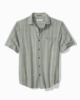 Big & Tall Nova Wave Cotton-Blend Short-Sleeve Shirt - Palm Moss