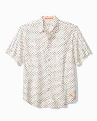 Big & Tall Nova Wave Flock It to You Cotton-Blend Shirt - White