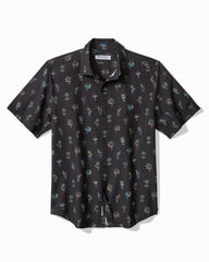 Big & Tall Bahama Coast Neon Sips IslandZone Shirt - Matte Black