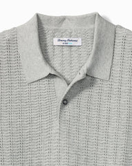 Big & Tall Coolside Sun Bliss IslandZone Polo - Light Grey Heather