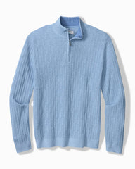 Big & Tall Coolside Madeira IslandZone Half-Zip - Chambray Blue Heather