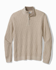 Big & Tall Coolside Madeira IslandZone Half-Zip - Moonstone Heather