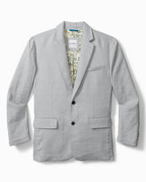 Big & Tall Latigo Beach Linen-Blend Blazer - Bala Shark