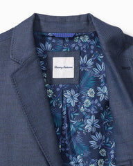 Big & Tall Latigo Beach Linen-Blend Blazer - Navy