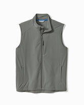 Big & Tall Island Clubhouse Pro Full-Zip Performance Vest - Spa Stone