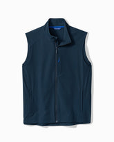 Big & Tall Island Clubhouse Pro Full-Zip Performance Vest - Ocean Deep