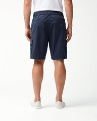 Big & Tall Bahama Survivor E-Waist Cargo Shorts - Blue Tahoe