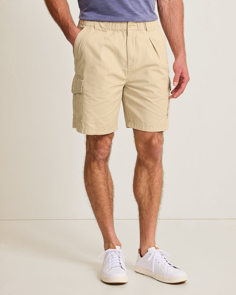 Big & Tall Bahama Survivor E-Waist Cargo Shorts - Shoreline