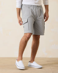 Big & Tall Bahama Survivor E-Waist Cargo Shorts - Dark Gravel