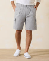 Big & Tall Bahama Survivor E-Waist Cargo Shorts - Dark Gravel