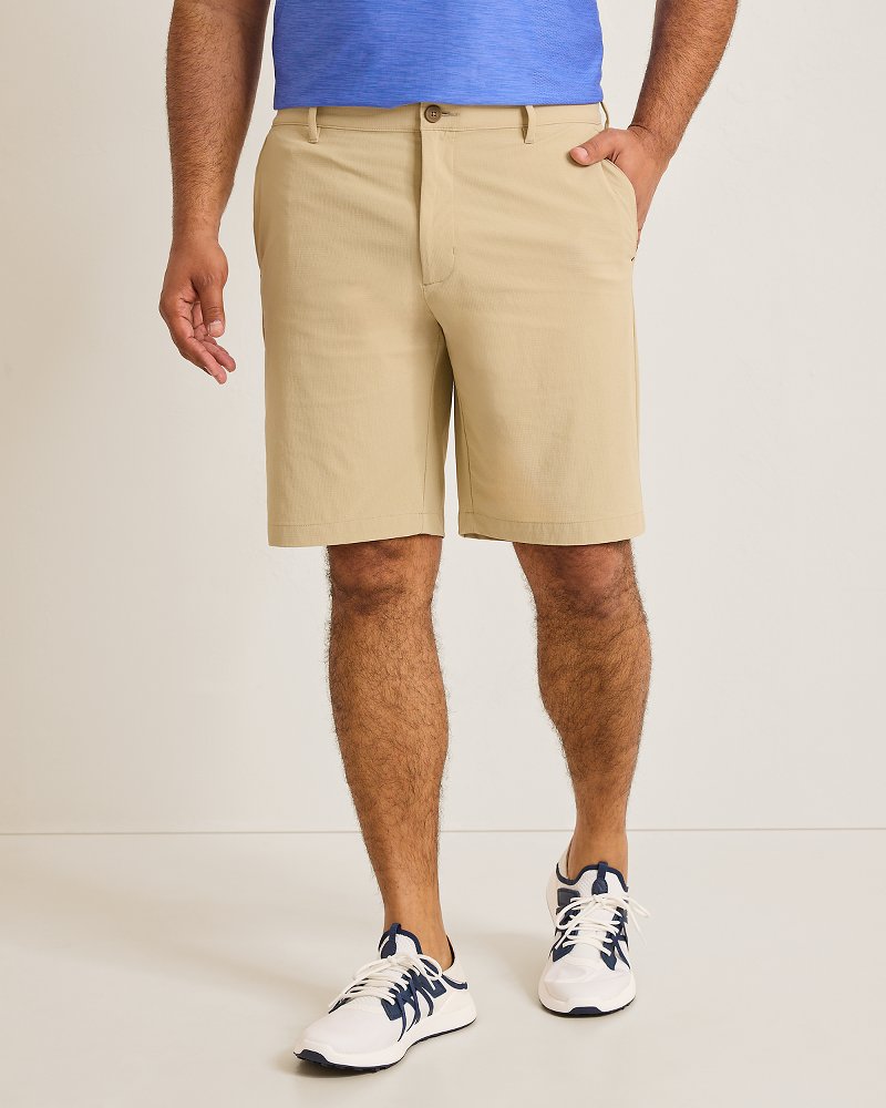 Big & Tall Chip Shot IslandZone Shorts - Stone Khaki