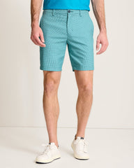 Big & Tall Barbados Pro Vista Check IslandZone Shorts - Seven Seas