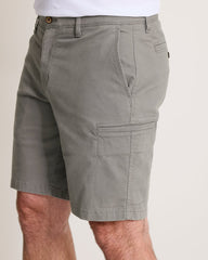 Big & Tall Boracay Island Chino Cargo Shorts - Spa Stone