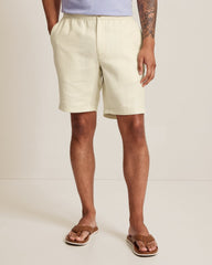 Big & Tall Bora Beach Gauze E-Waist Shorts - Bleached Sand