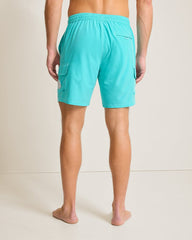 Big & Tall Baja Bay Boardshorts - Blue Curacao