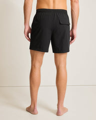 Big & Tall Naples Valley Swim Trunks - Black