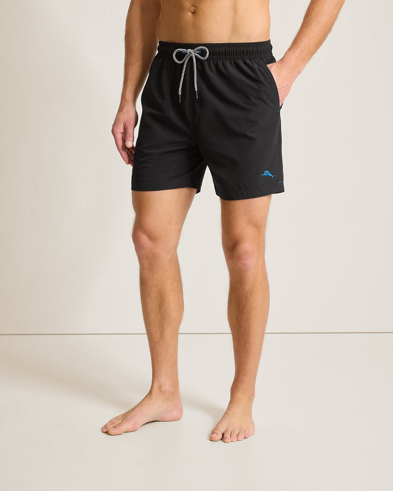 Big & Tall Naples Valley Swim Trunks - Black