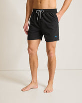 Big & Tall Naples Valley Swim Trunks - Black