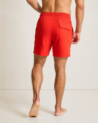 Big & Tall Naples Valley Swim Trunks - Red Tulip