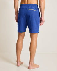 Big & Tall Huntington Bay E-Waist Hybrid Shorts - Dark Cobalt