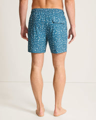 Big & Tall Naples Night Schooled Swim Trunks - Kingfish