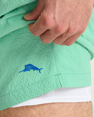 Big & Tall Naples Shores Swim Trunks - Turq Cabbage