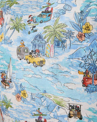 Exclusive Tommy Bahama x Disney x Aloha Collection Friends on the Move Day Tripper Tote - Light Blue